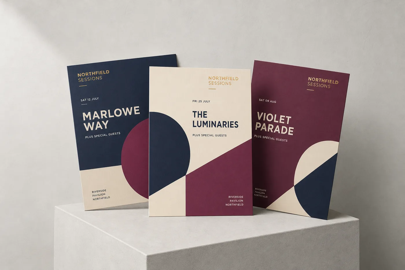 Poster Series for a Cultural Event